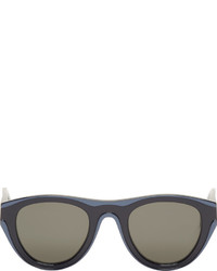 Мужские темно-синие солнцезащитные очки от Maison Margiela