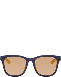 Мужские темно-синие солнцезащитные очки от Mykita