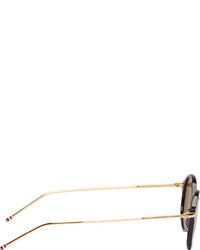 Мужские темно-синие солнцезащитные очки от Thom Browne