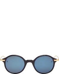 Мужские темно-синие солнцезащитные очки от Thom Browne