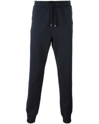 Мужские темно-синие спортивные штаны с вышивкой от Dolce & Gabbana