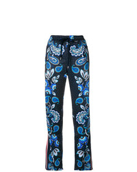 Женские темно-синие спортивные штаны с "огурцами" от P.A.R.O.S.H.