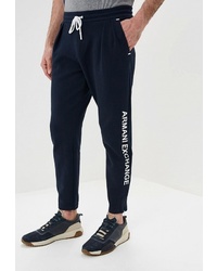 Мужские темно-синие спортивные штаны от Armani Exchange