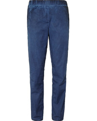 Мужские темно-синие спортивные штаны от Bottega Veneta