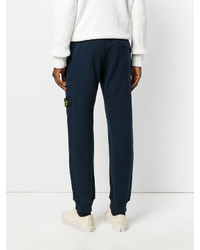 Мужские темно-синие спортивные штаны от Stone Island