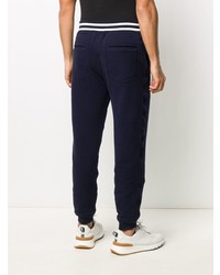 Мужские темно-синие спортивные штаны от Brunello Cucinelli