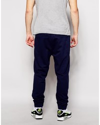 Мужские темно-синие спортивные штаны от Solid