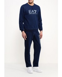 Мужские темно-синие спортивные штаны от EA7