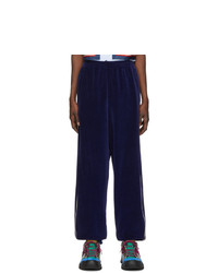Мужские темно-синие спортивные штаны от Gucci