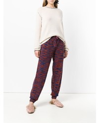 Женские темно-синие спортивные штаны от M Missoni