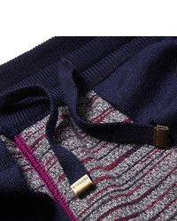 Мужские темно-синие спортивные штаны от Missoni