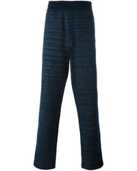 Мужские темно-синие спортивные штаны от Missoni