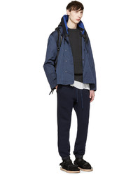 Мужские темно-синие спортивные штаны от Sacai