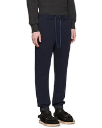 Мужские темно-синие спортивные штаны от Sacai