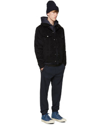 Мужские темно-синие спортивные штаны от Acne Studios