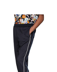 Мужские темно-синие спортивные штаны от Prada