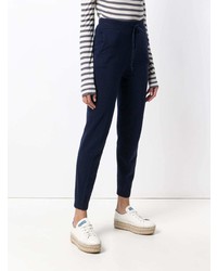 Женские темно-синие спортивные штаны от Semicouture