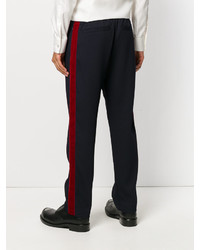 Мужские темно-синие спортивные штаны от Alexander McQueen