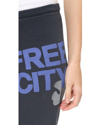 Женские темно-синие спортивные штаны от Freecity