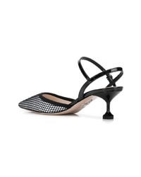 Темно-синие туфли в сеточку от Miu Miu