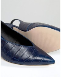 Темно-синие туфли от Asos