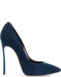 Темно-синие туфли от Casadei