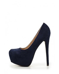 Темно-синие туфли от Elche