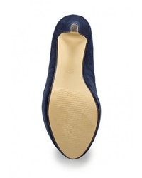 Темно-синие туфли от Elche