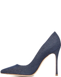 Темно-синие туфли от Sergio Rossi