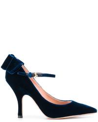 Темно-синие туфли от Rochas