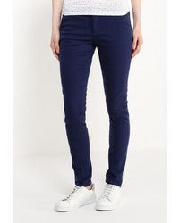 Темно-синие узкие брюки от Alcott