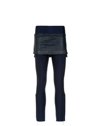 Темно-синие узкие брюки от Andrea Bogosian