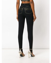 Темно-синие узкие брюки от Versace Vintage