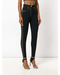 Темно-синие узкие брюки от Versace Vintage