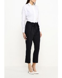 Темно-синие узкие брюки от Baon