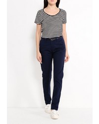 Темно-синие узкие брюки от Befree