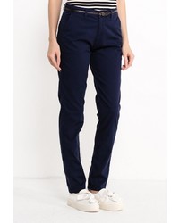 Темно-синие узкие брюки от Befree