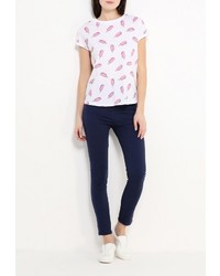 Темно-синие узкие брюки от Befree