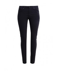 Темно-синие узкие брюки от Bruebeck