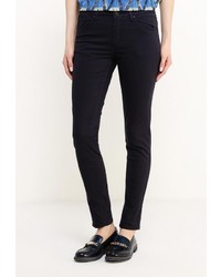 Темно-синие узкие брюки от Bruebeck