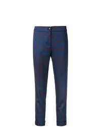Темно-синие узкие брюки от Etro