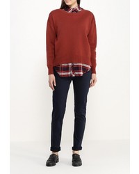 Темно-синие узкие брюки от G&amp;G