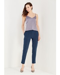 Темно-синие узкие брюки от GK Moscow