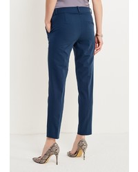 Темно-синие узкие брюки от GK Moscow