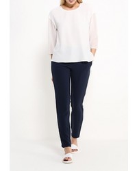 Темно-синие узкие брюки от Ichi