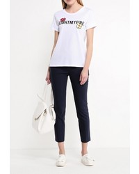 Темно-синие узкие брюки от Imperial