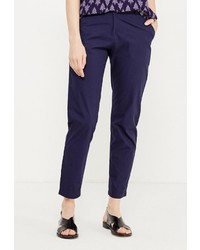 Темно-синие узкие брюки от Incity