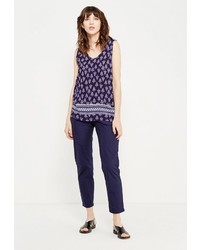 Темно-синие узкие брюки от Incity