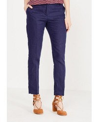 Темно-синие узкие брюки от Incity