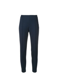 Темно-синие узкие брюки от Le Tricot Perugia